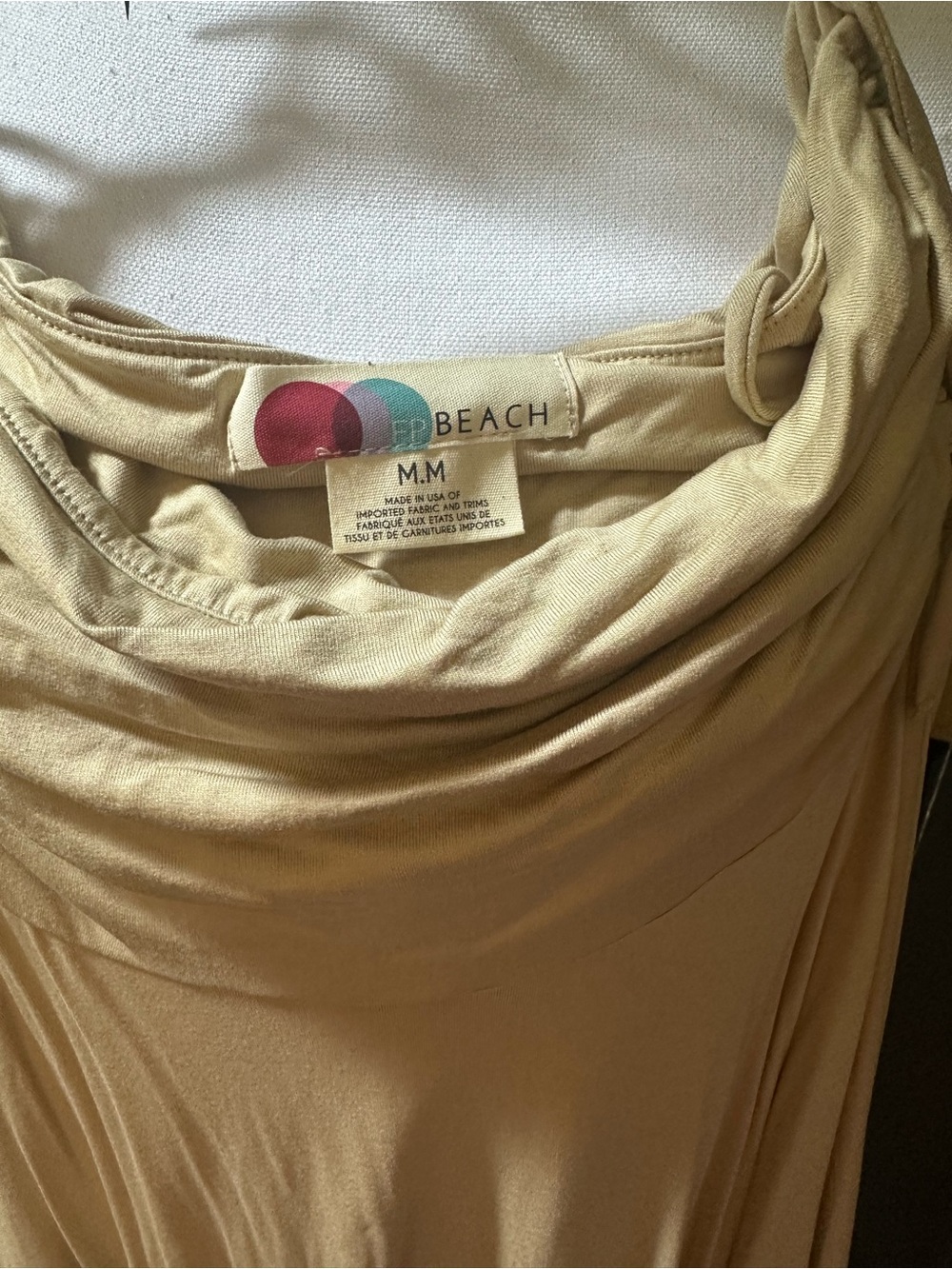 Free People Beach Zella convertible midi ruched convertible midi dress coverup M - Picture 2 of 2